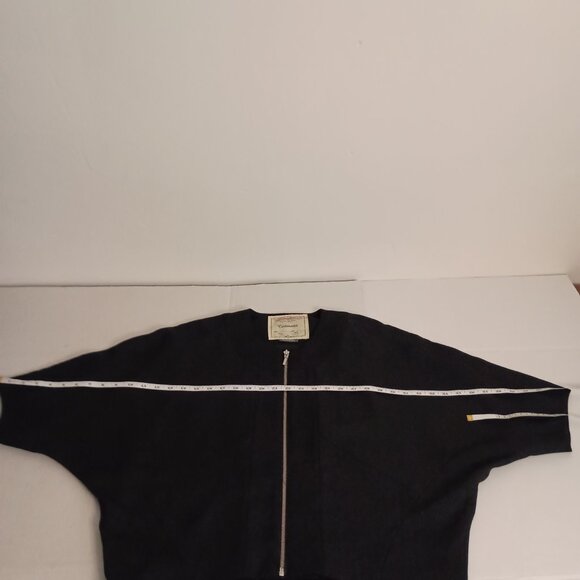 Cartonnier Anthropologie Black Oversized Cropped Jacket Size Small/Medium - Picture 10 of 14